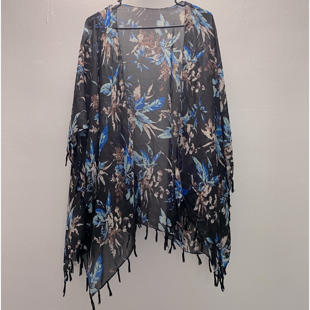 Black and blue kimono size:L